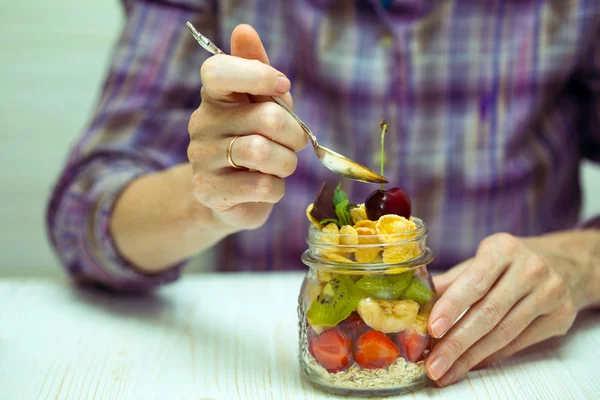 Gezonde voeding een — Stockfoto