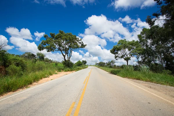 Üres road, Brazília — Stock Fotó