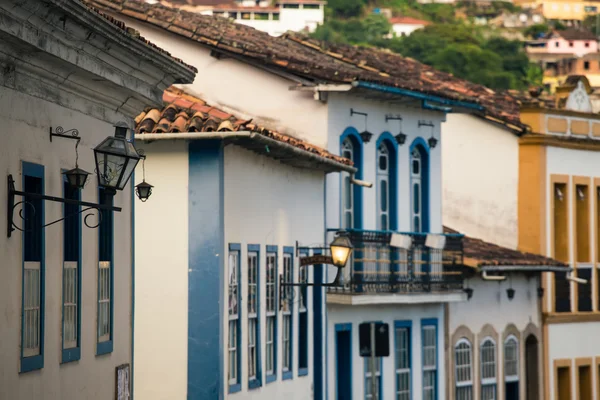 Calles de la ciudad histórica Ouro Preto Brasil —  Fotos de Stock