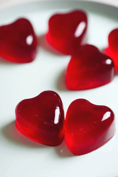 Valentijn Afbeeldingen Gemaakt Van Een Zoete — Stockfoto