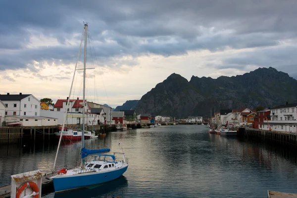 Avond Honningsvaer — Stockfoto