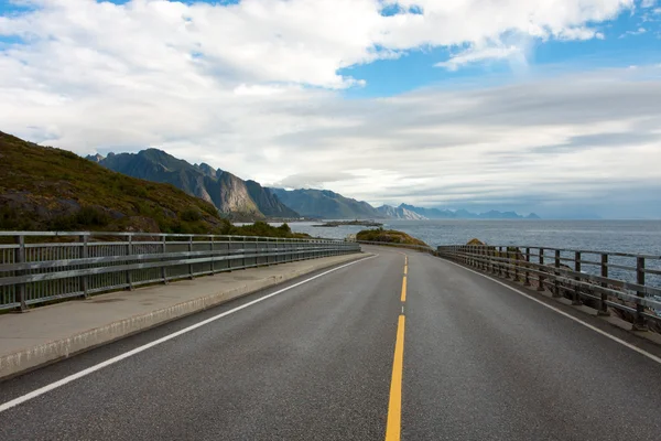 Lofoten weg — Stockfoto