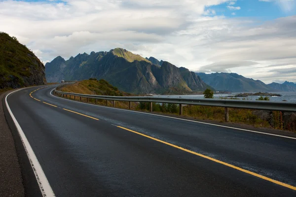 Lofoten road — Stock Photo, Image