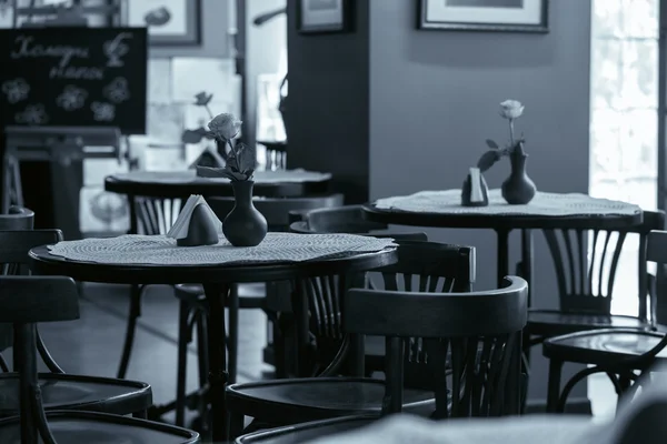 Tables in the cafe — Stock Photo, Image