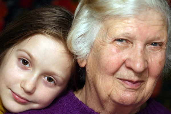 Abuela y nieta — Foto de Stock