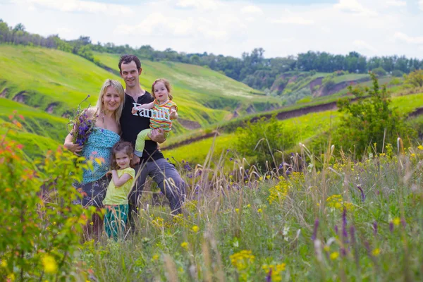 Familj — Stockfoto