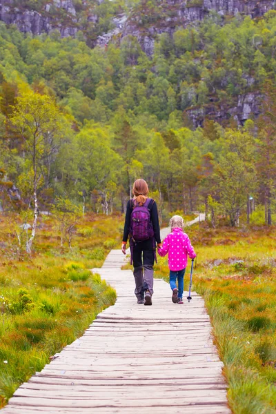 Trail on  Preikestolen — Stock Photo, Image