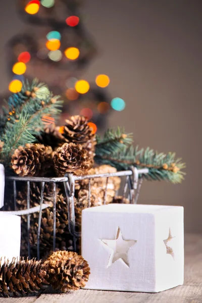 Christmas decor een — Stockfoto