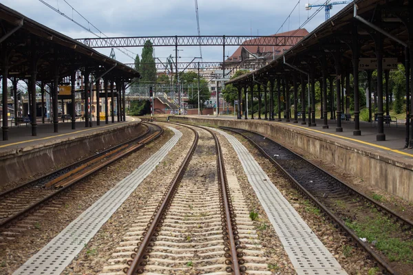 Tren istasyonu parça — Stok fotoğraf