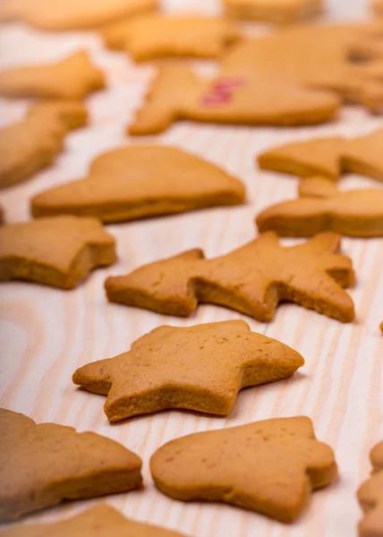 Kerst peperkoek koekjes — Stockfoto