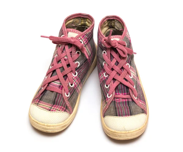 Pink sneakers a — Stock Photo, Image