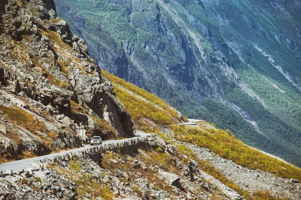 Trollstigeveien bir bir — Stok fotoğraf