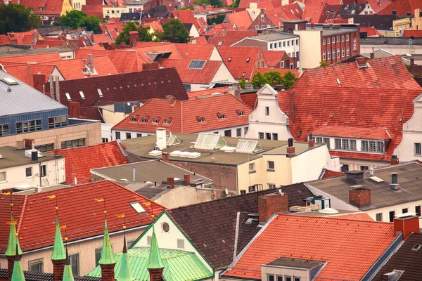 Tak av Lübeck — Stockfoto