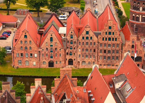 Techos de Lubeck — Foto de Stock