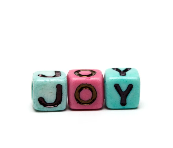 Cubes with letters — Stock Photo, Image