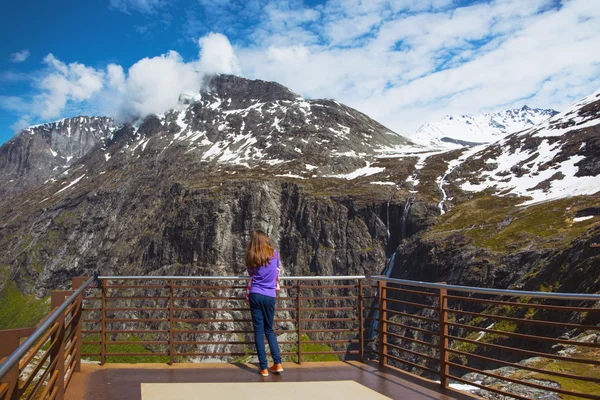 Trollstigeveien en en — Stockfoto