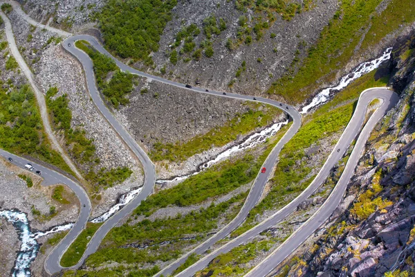 Vista de Trollstigeveien — Fotografia de Stock