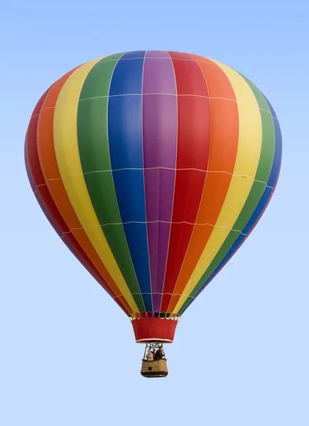 Αερόστατο ζεστού αέρα μπλε ουρανό — Φωτογραφία Αρχείου