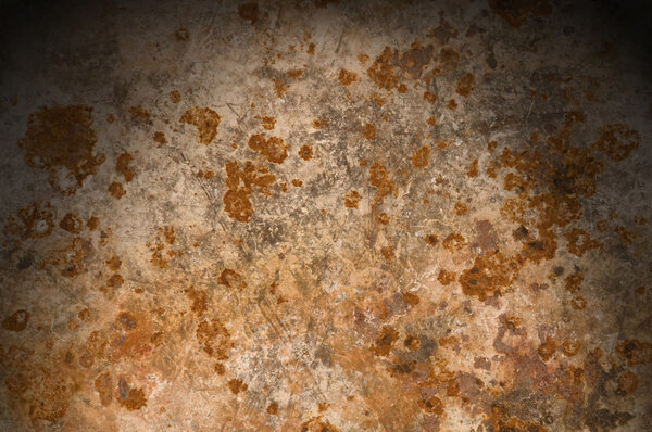 Metal background with rusty corrosion