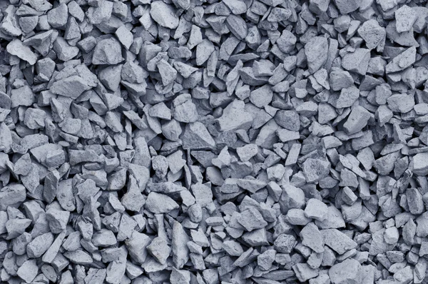 Bluish Gray gravel used for construction fill - seamless backgro — Stock Photo, Image