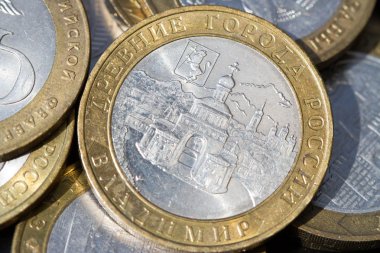 Rus paranın değer 10 ruble 