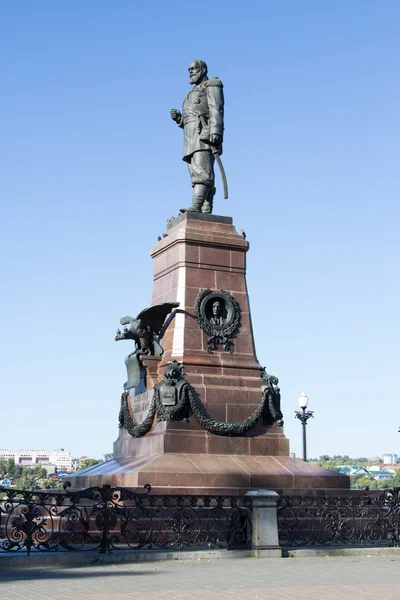 Monumento al zar ruso Alejandro III en Irkutsk —  Fotos de Stock