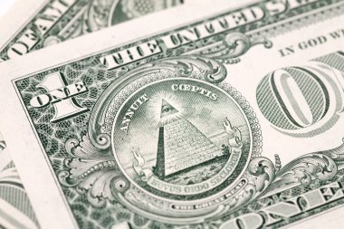 bir Amerikan dolar faturaları ayrıntılarını