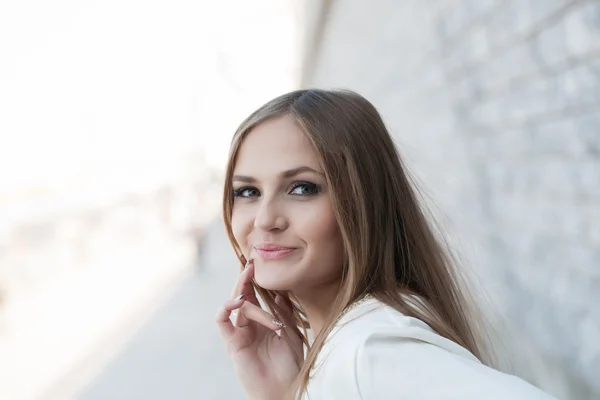 Portrait of a sexy blonde — Stock Photo, Image