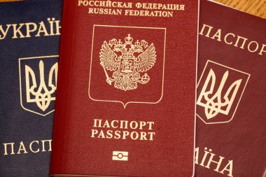 paspoorten van burgers van Rusland en Oekraïne