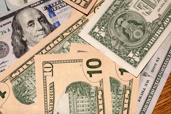 Background of US dollars — Stock Photo, Image