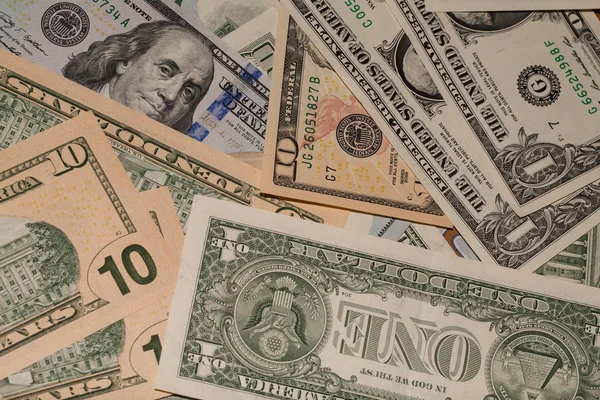 Background of US dollars — Stock Photo, Image