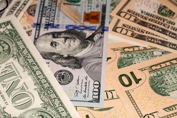 Background of US dollars — Stock Photo, Image