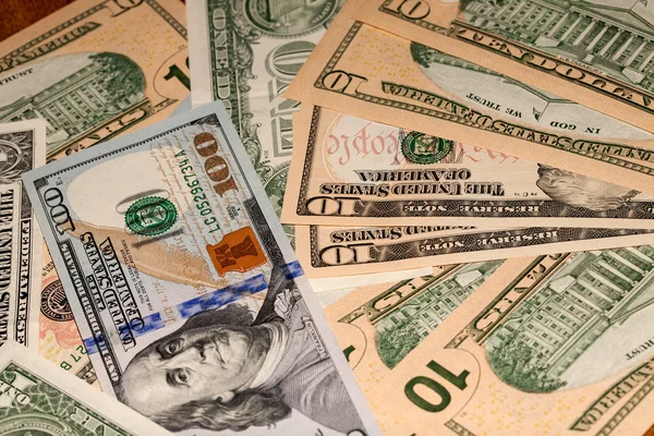 Background of US dollars — Stock Photo, Image