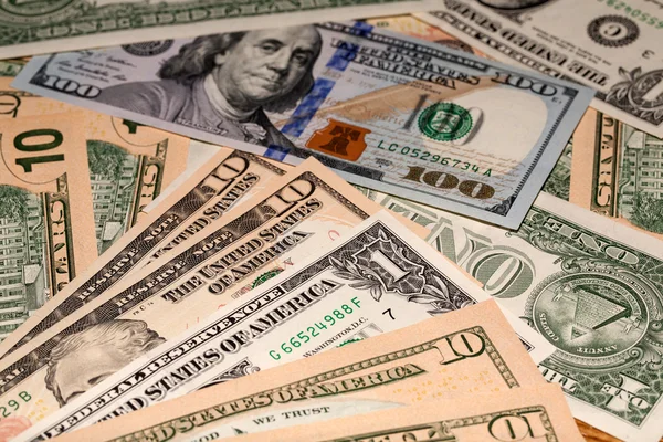 Background of US dollars — Stock Photo, Image