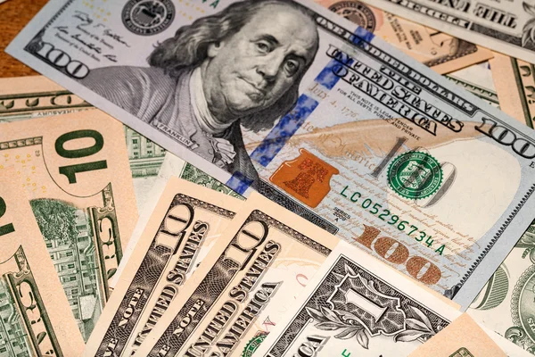 Background of US dollars — Stock Photo, Image