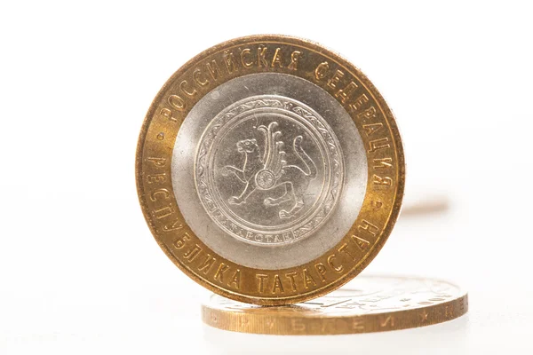 Coins ten rubles — Stock Photo, Image