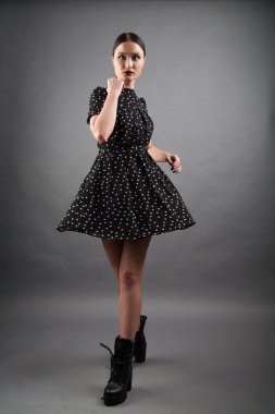 Kız elbise ve ayak bileği Boots