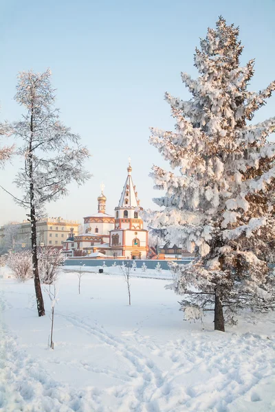 Cathedral of the Epiphany in Irkutsk — Stock Photo, Image