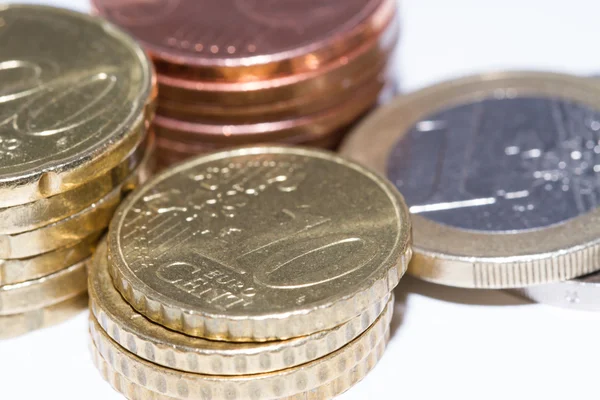 Euro coins — Stock Photo, Image