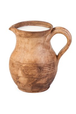 Süt ile Ceremic (kil) sürahi