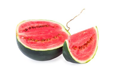 Yarısı karpuz ve dilim