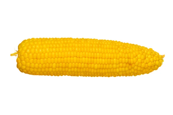 Boiled corn over white background — Stock Photo, Image