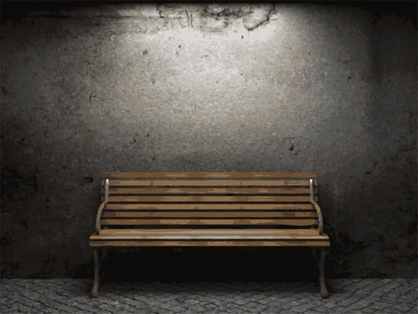 Old concrete wall and bench — Stock Photo © icetray #2478112