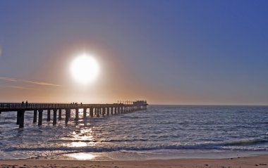 Romantik atmosferi ile Pier