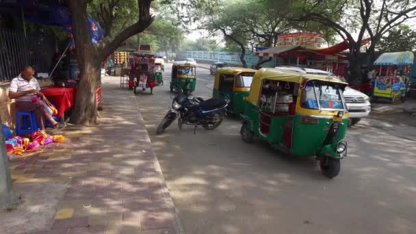 Venditori ambulanti informali - India — Video Stock