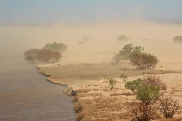 Tempestade de areia — Fotografia de Stock