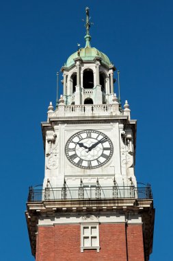 Clock on bell tower