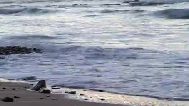 Beach sunrise časová prodleva — Stock video