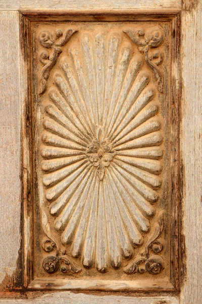 Antique wooden door — Stock Photo, Image