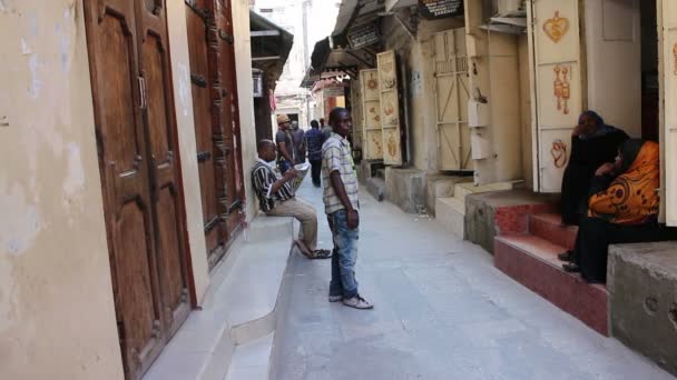 Stone Town vicolo — Video Stock